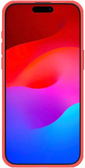 Nillkin Super Frosted Shield Pro Back Cover Plastic Red (iPhone 15 Pro Max)