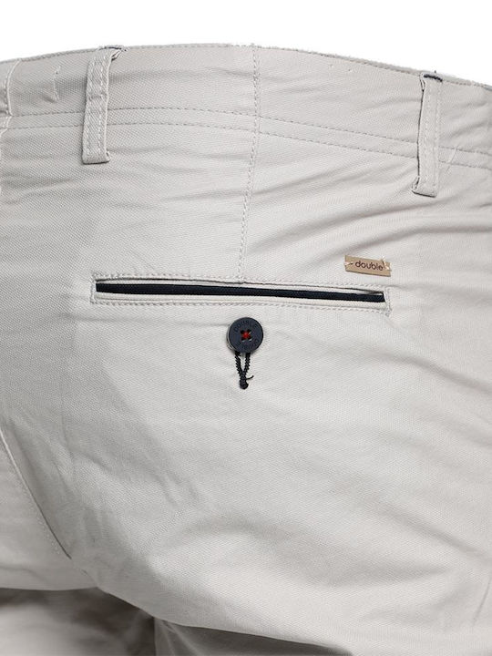 Double Herrenhose Chino Beige