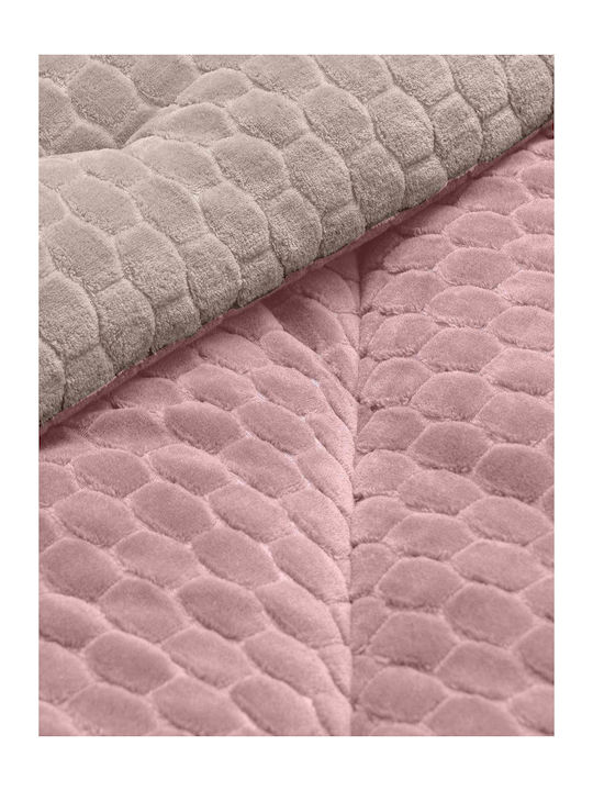 Madi Duvet Cover Single 160x220cm Units Pink