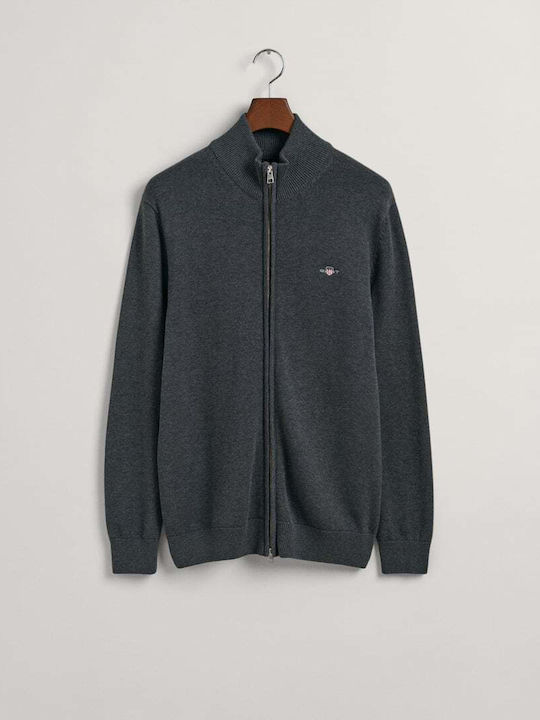 Men's Knitted Cardigan Gray