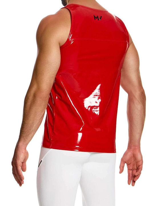 Men's Short Sleeve Undershirt Red