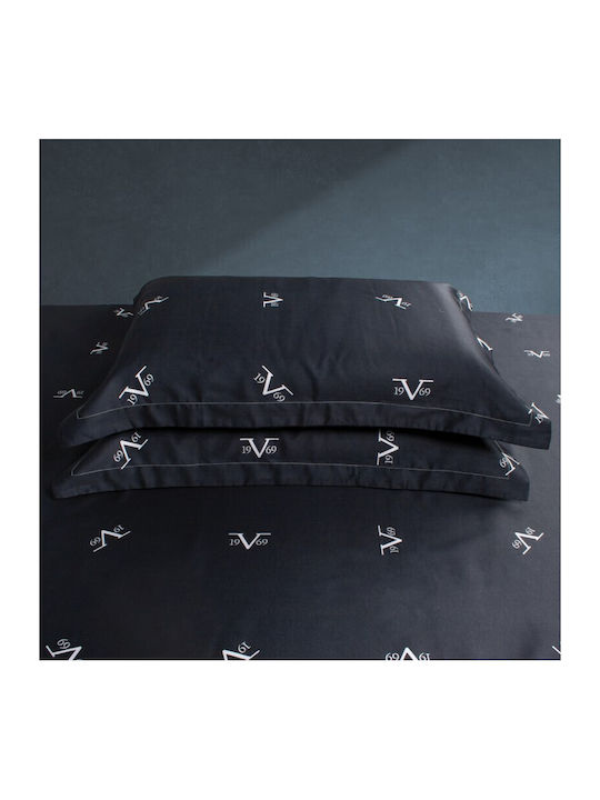 19V69 Duvet Queen 220x240cm Black