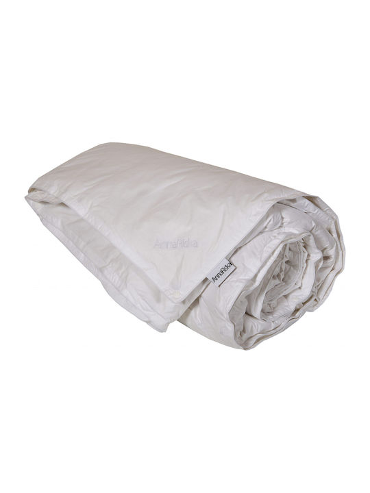 Anna Riska Bettdecke Einzelbett Daunen 160x240cm 4 Seasons Down Quilt Weiß 13.5 togs Togs