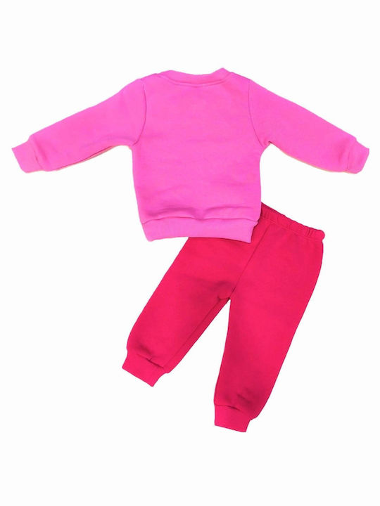 TakTakBaby Kinder Sweatpants Set - Jogginganzug Rosa 2Stück