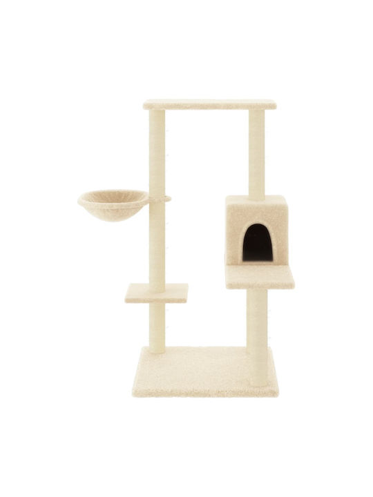 vidaXL Scratching Post Cat Trees Beige 78x59x95cm