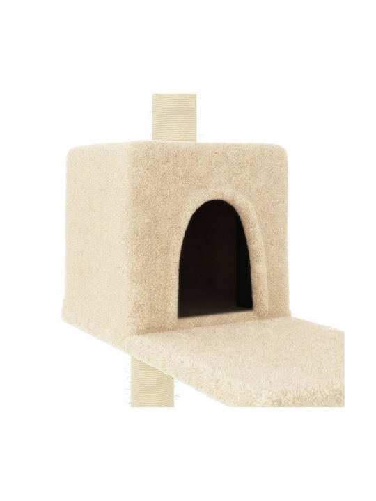 vidaXL Scratching Post Cat Trees Beige 78x59x95cm