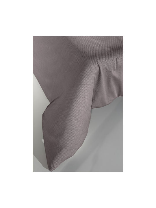 Guy Laroche Sheet King Size with Elastic 180x200+35cm. Minimal Melanze