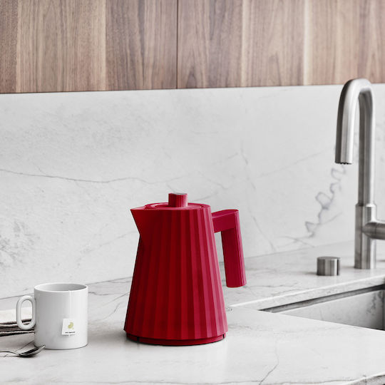 Alessi Plisse Βραστήρας 1lt 2200W Κόκκινος