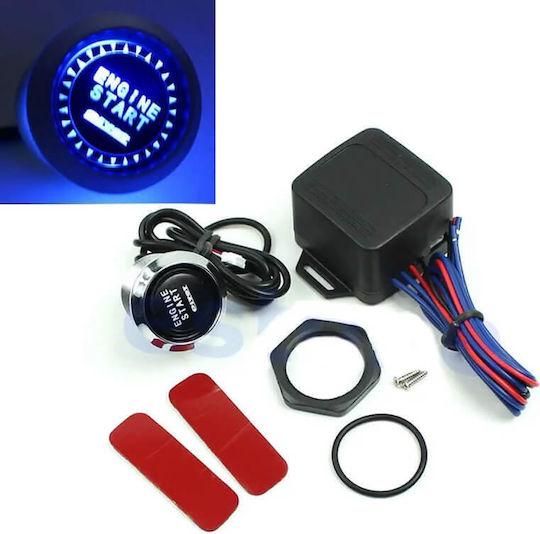 Carner Μπουτόν Μίζας Αυτοκινήτου 12V Universal Μπλε