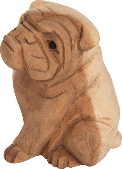 HomeMarkt Decorative Figure made of Wood Dozer 1pcs