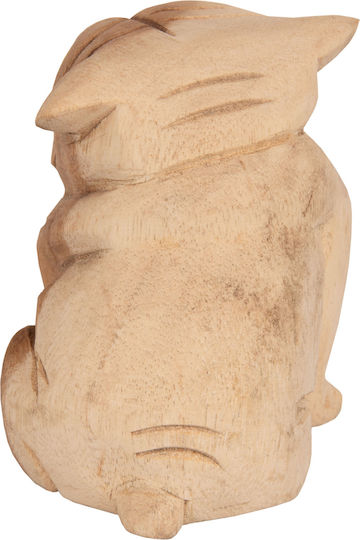 HomeMarkt Decorative Figure made of Wood Dozer 1pcs