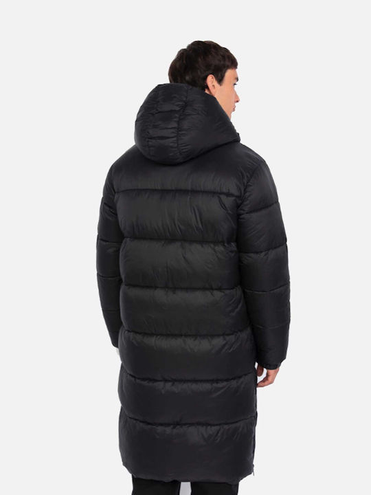 Schott Geacă pentru bărbați Puffer Black