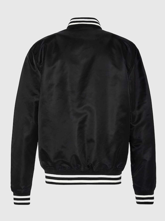 Schott Men's Winter Bomber Jacket Black