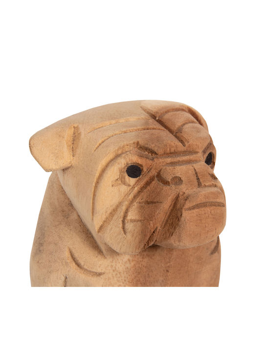 Freebox Dekorativ Hund aus Holz 9x8x12cm 1Stück