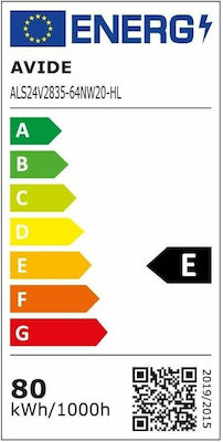 Avide 8w LED Streifen Versorgung 24V mit Natürliches Weiß Licht Länge 10m