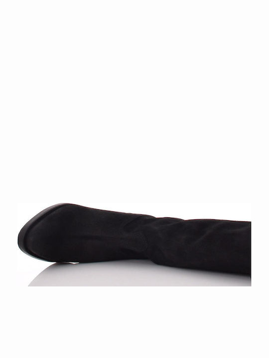 Suede Γυναικείες Μπότες Μαύρες