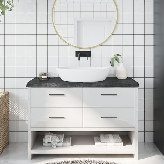 vidaXL Waschtisch ohne Waschbecken L120xB60xH60cm Gray