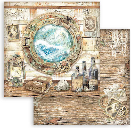 Stamperia Sea Scrapbooking 10τμχ