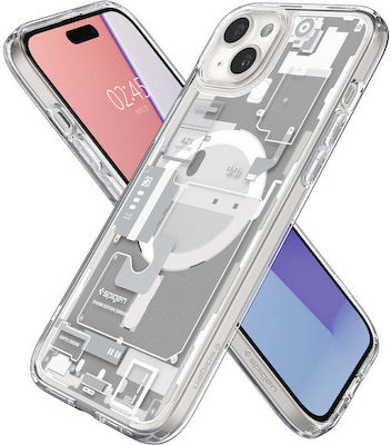 Spigen Ultra Hybrid Zero One (MagFit) Back Cover Σιλικόνης Λευκό (iPhone 15 Plus)