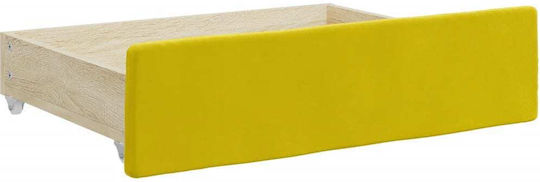 vidaXL Bed Drawer made of Wood in Yellow Color 67x50x16cm 2pcs