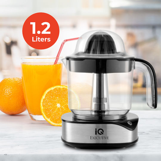 IQ Executive Electric Juicer 40W with 1.2lt Capacity Inox Gray