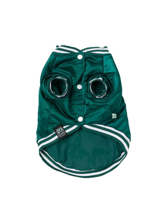 Fuzzyard Green Dog Coat Small with 33cm Back Length