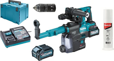 Makita XGT Hammer Rotary Battery Brushless 40V with SDS Plus Dust extraction system (DX14)