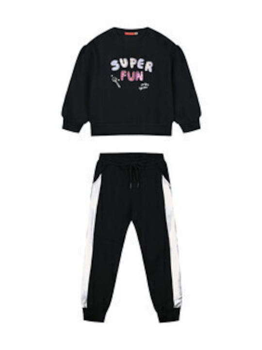 Energiers Kinder Sweatpants Set - Jogginganzug black 2Stück