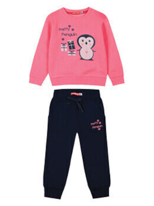 Energiers Kinder Sweatpants Set - Jogginganzug Rosa 2Stück