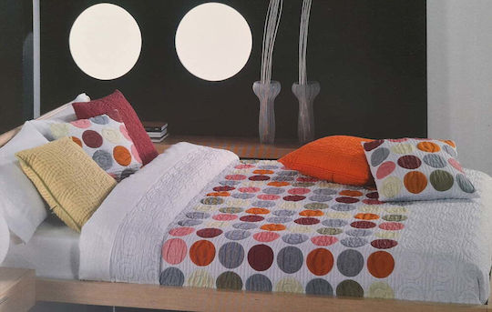 Manterol Casa Versus 660 Coverlet Queen Size from Cotton & Polyester 12.Ekru 235x270cm