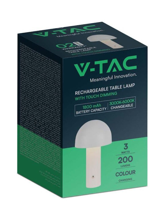 V-TAC Διακοσμητικό Φωτιστικό LED Ρυθμιζόμενο Λευκό 150εκ.