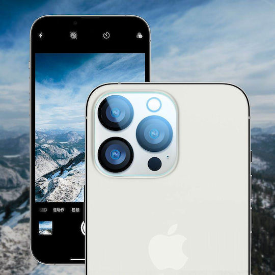 PanzerGlass PicturePerfect Προστασία Κάμερας Tempered Glass Μαύρο για το iPhone 15 Pro / 15 Pro Max