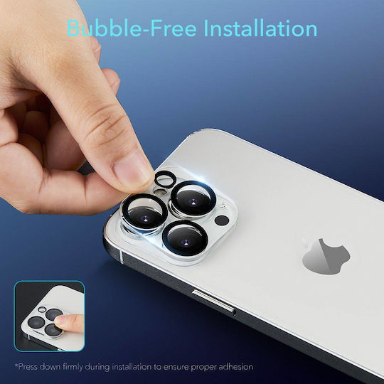 PanzerGlass PicturePerfect Προστασία Κάμερας Tempered Glass Μαύρο για το iPhone 15 Pro / 15 Pro Max
