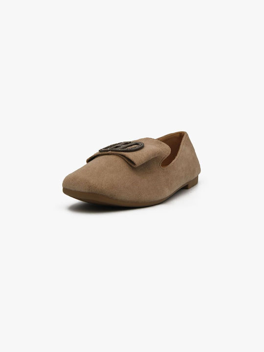 Joya Women's Moccasins in Gold Color