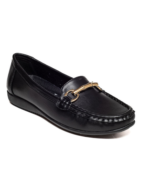 Soft & Flex Women's Moccasins in Black Color