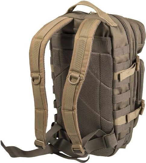 Mil-Tec Military Backpack Backpack made of Polyester Green/Coyote 20lt
