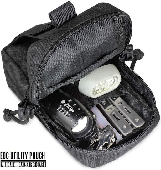 Molle Wex Στρατιωτικό Τσαντάκι Ζώνης Μαύρο 7lt