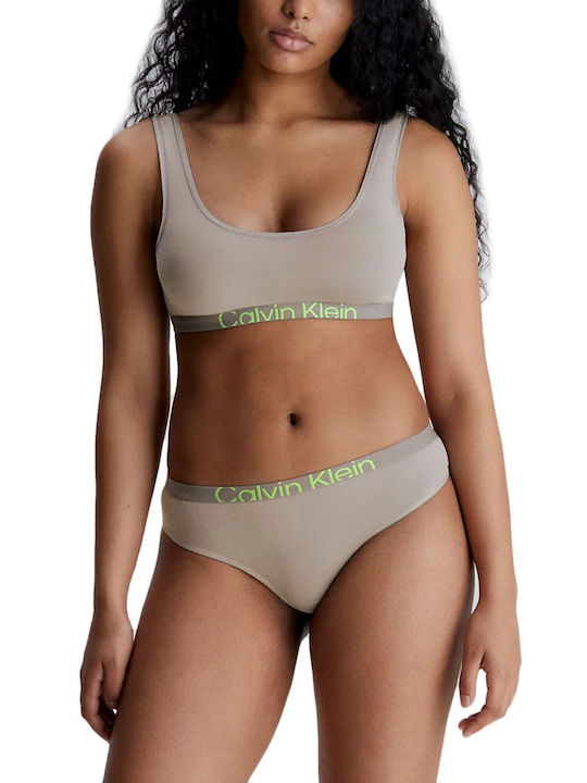 Calvin Klein Γυναικείο Μπουστάκι Μπεζ Calvin Klein Γυναικείο Μπουστάκι Μπεζ