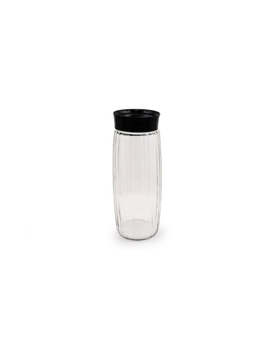 Glass General Use Vase with Lid 1600ml 6pcs