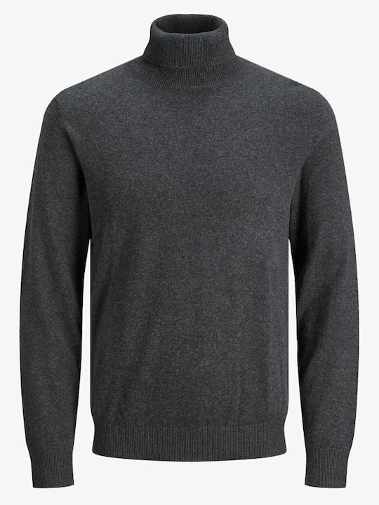 Projekt Produkt Men's Long Sleeve Sweater Turtleneck Gray