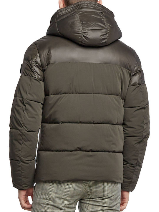 Joop! Geacă pentru bărbați Puffer Khaki