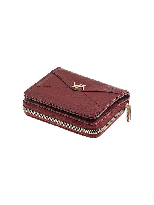 Verde Small Women's Wallet Burgundy