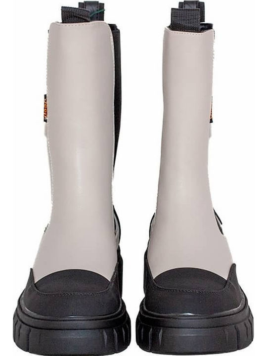 Women's Chelsea Boots Beige