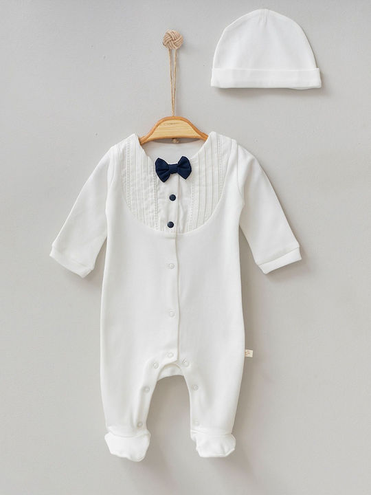 Pugi Baby Bodysuit Set White