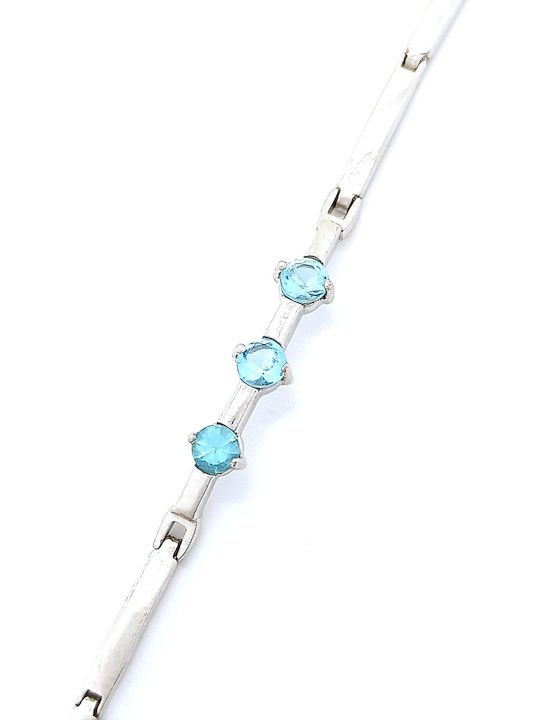 PS Silver Bracelet Riviera made of Silver with Zircon