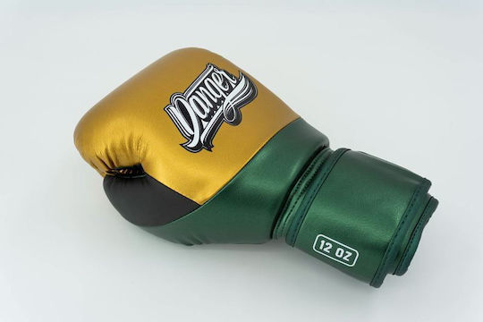 Danger Equipment Boxhandschuhe für Kampf Gold