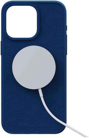 Njord Suede 360 Full Cover Plastic 2mm Albastru (iPhone 15 Pro Max)