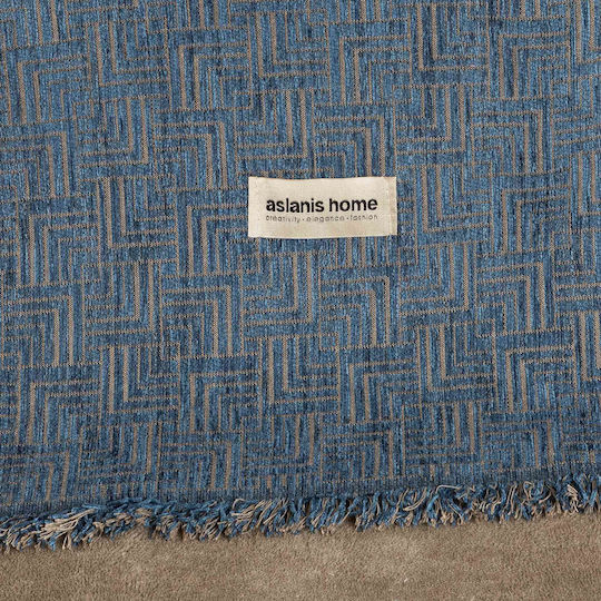Aslanis Home Basic Collection Τετραθέσιου Καναπέ Π180xΜ350cm Blue Aslanis Home Basic Collection Τετραθέσιου Καναπέ Π180xΜ350cm Blue