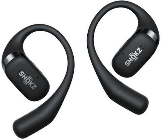 Aftershokz Openfit Open Ear Bluetooth Handsfree Căști cu Rezistență la Transpirație și Carcasă de Încărcare Negru