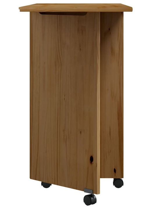 Schreibtisch Moss aus Massivholz Mit Honigbraun 105,5x39x74,5cm